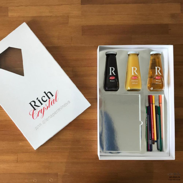  Фотография rich – коробка для промоакций прямоугольная